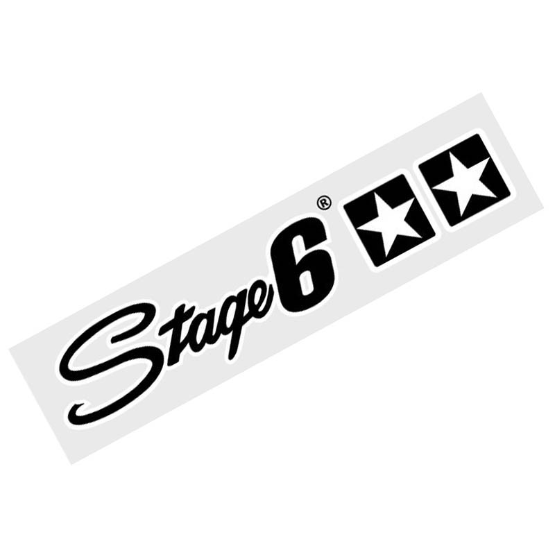 Stage6 Dekal (Logo, Star) vita stjärnor