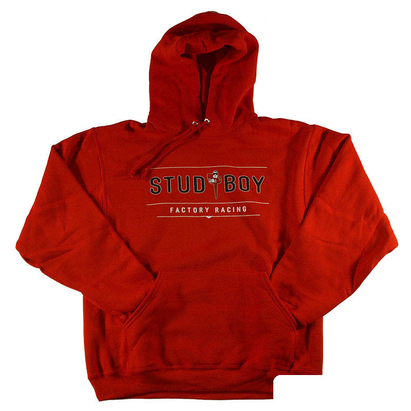 Stud Boy Hoodie (Röd) Sista storleken M