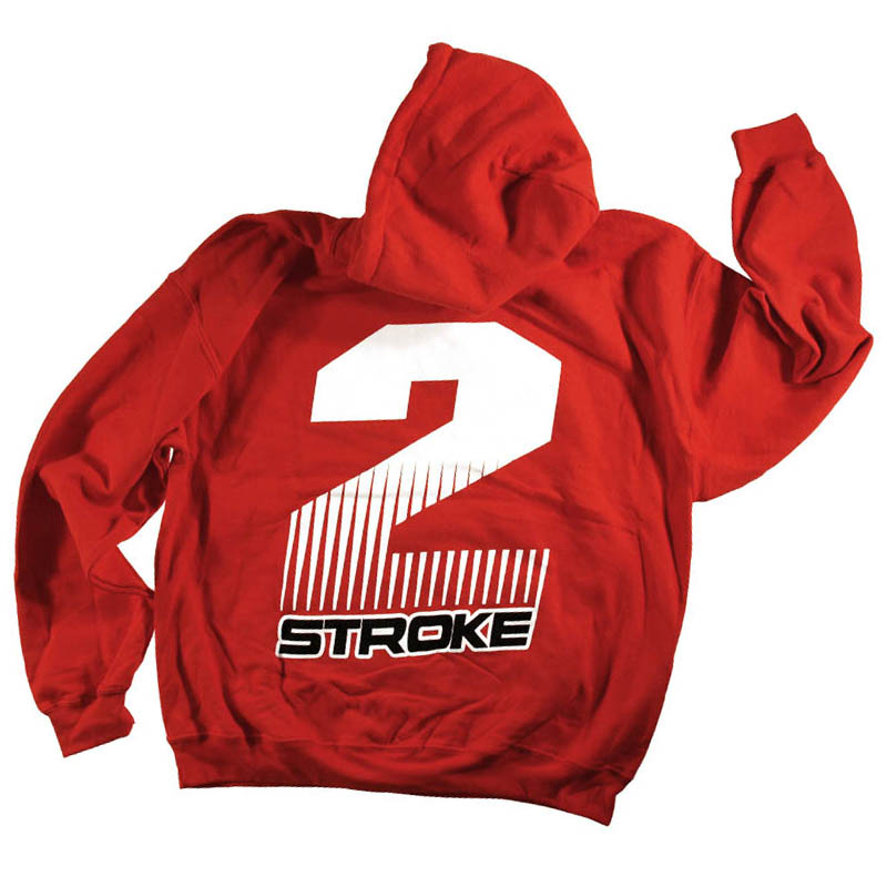 TSR Hoodie (Twostroke Logo) Röd