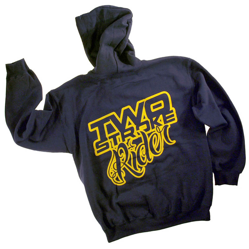 TSR Hoodie (Twostroke Logo) Blå, Gul