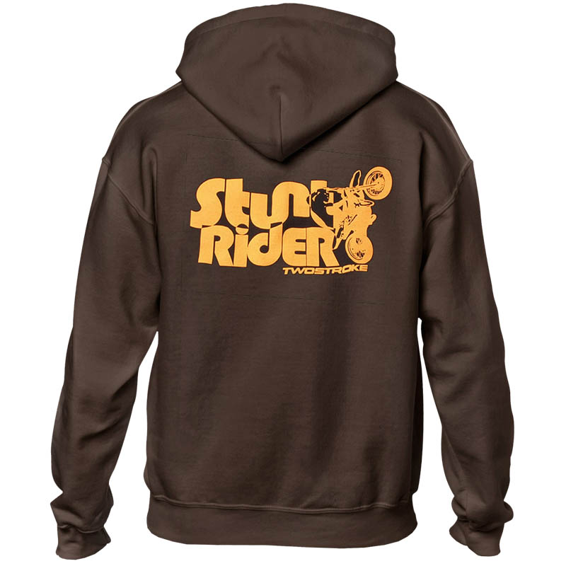 TSR Hoodie (Stunt Rider) Cross (Brun) - Storlek S