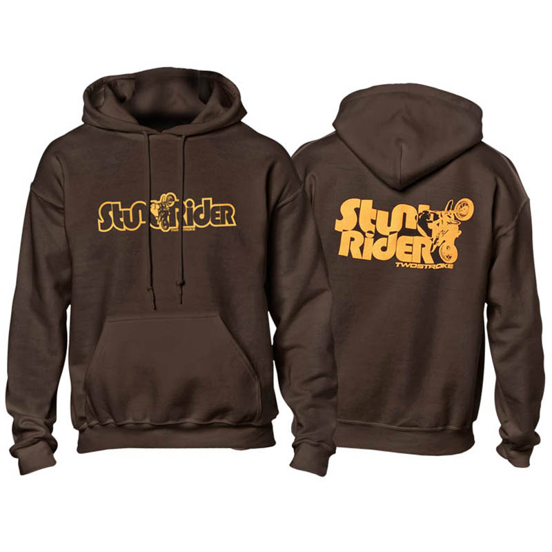 TSR Hoodie (Stunt Rider) Cross (Brun) - Storlek S