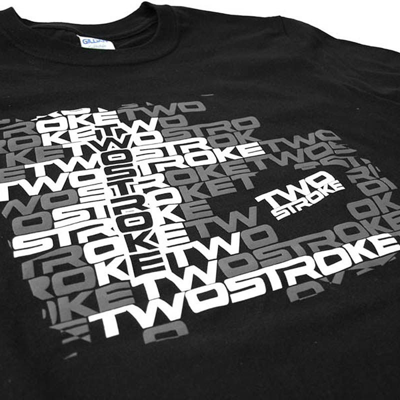 TSR T-Shirt (Twostroke logos) Svart