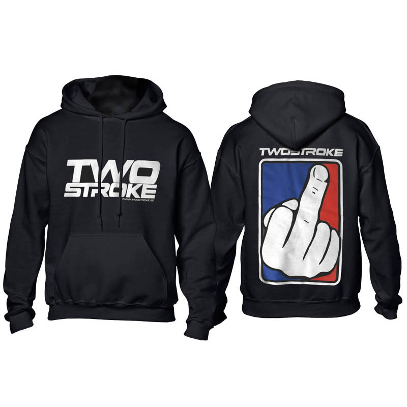 TSR Hoodie (Finger) Svart