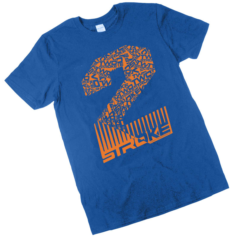 TSR T-Shirt (2Stroke logo) Bl, Orange