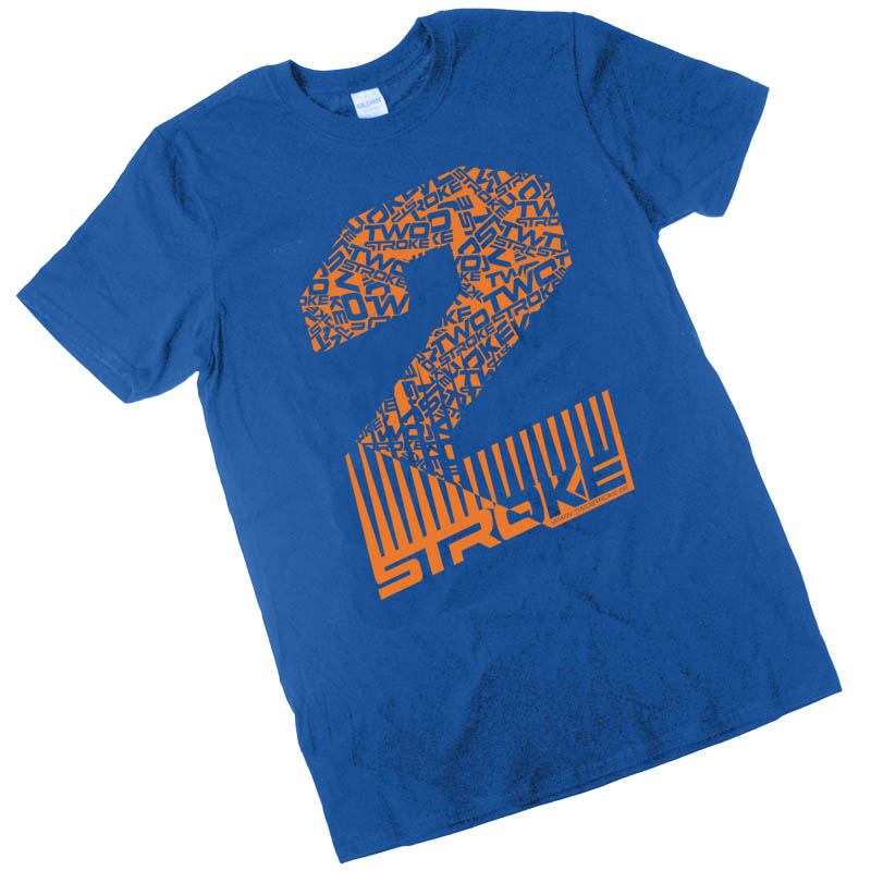 TSR T-Shirt (Blå, Orange) Sista storleken L
