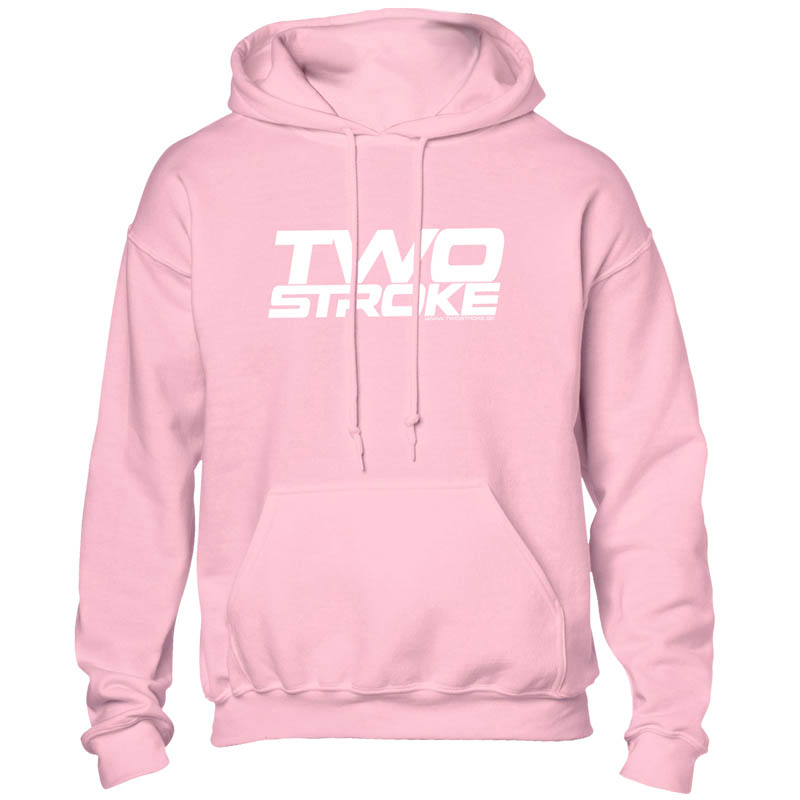 TSR Hoodie (TS Rider) Rosa, Vit