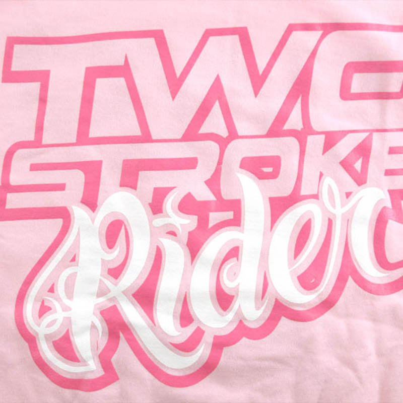 TSR Hoodie (TS Rider) Rosa, Vit