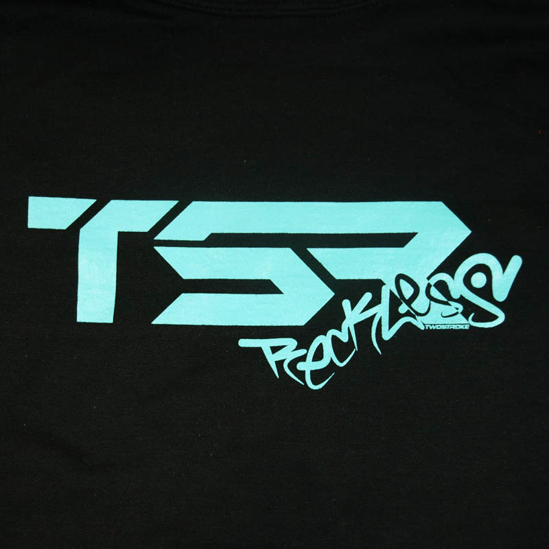 TSR Hoodie (TSR Reckless) Svart, Turkos