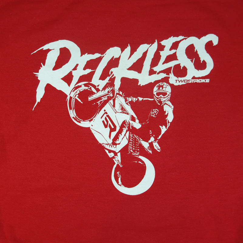 TSR Hoodie (TSR Reckless) Röd, Vit
