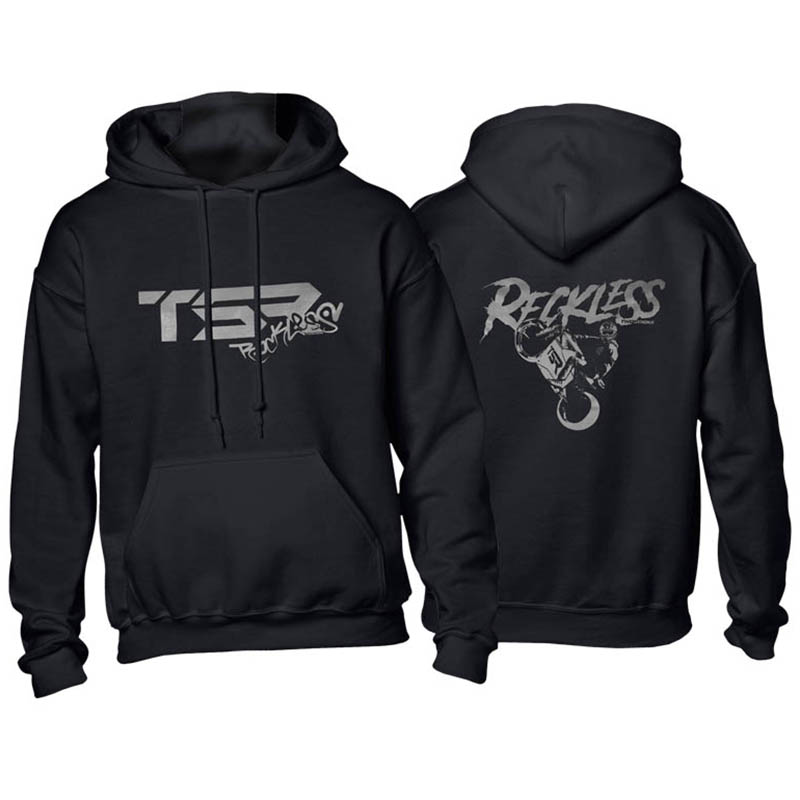 TSR Hoodie (TSR Reckless) Svart, Gr