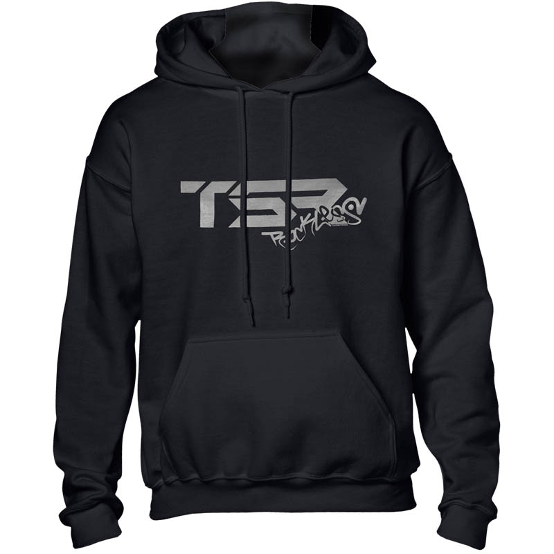TSR Hoodie (TSR Reckless) Svart, Grå