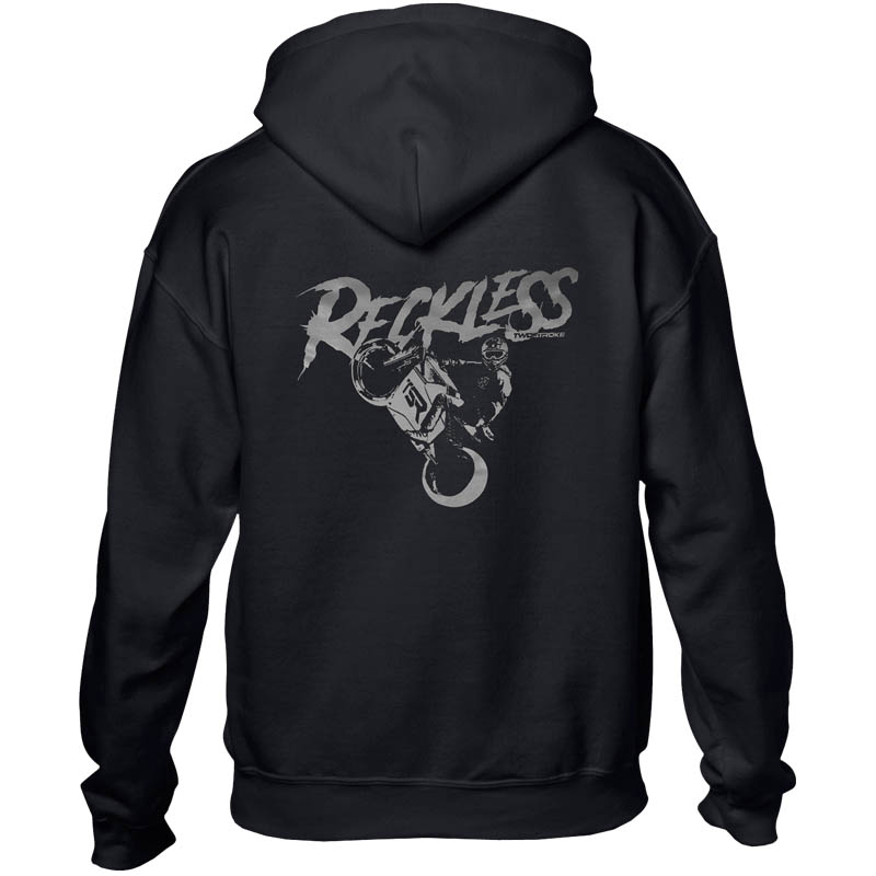 TSR Hoodie (TSR Reckless) Svart, Grå