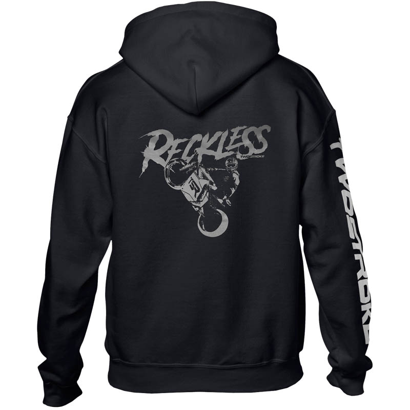 TSR Hoodie (TSR Reckless) Svart, Grå
