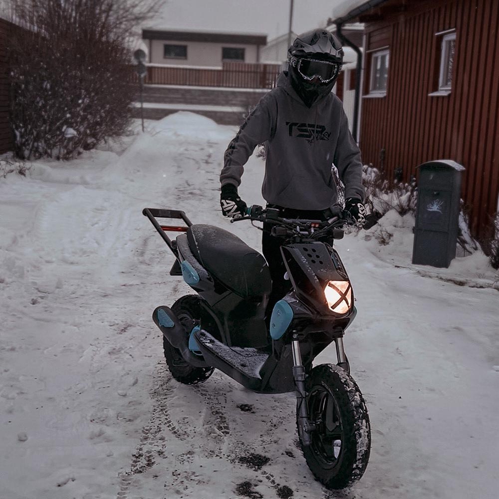 TSR Hoodie (TSR Reckless) Grå, Svart