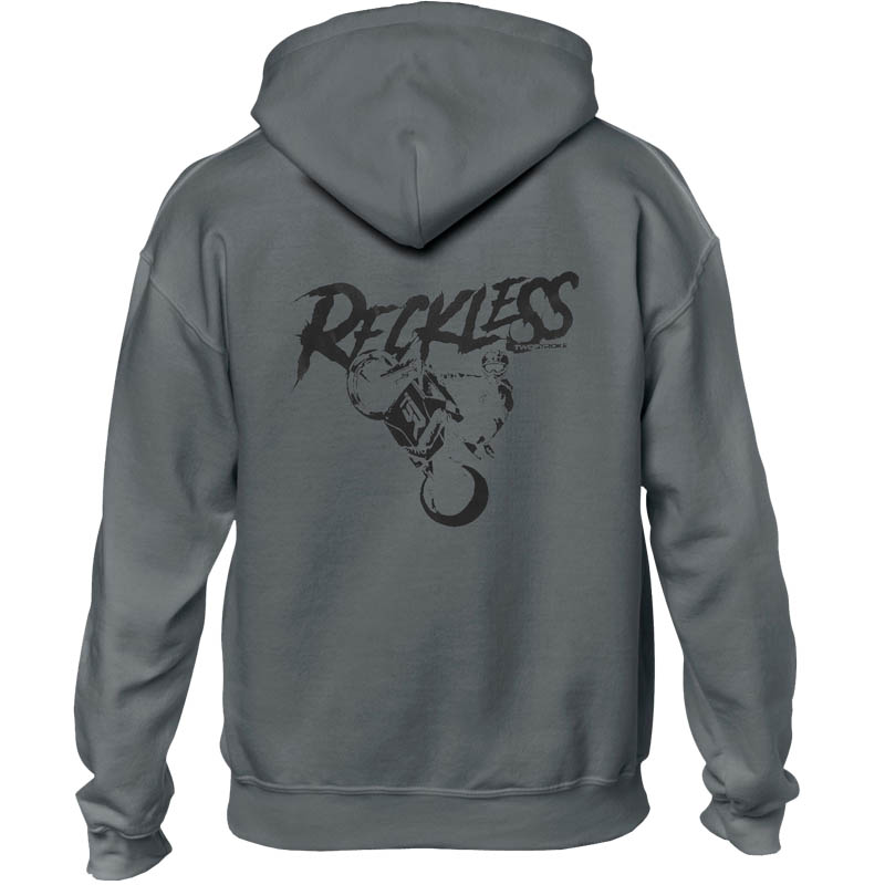 TSR Hoodie (TSR Reckless) Grå, Svart