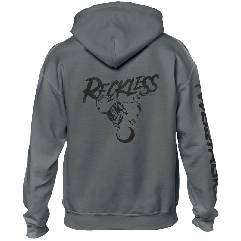 TSR Hoodie (TSR Reckless) Grå, Svart