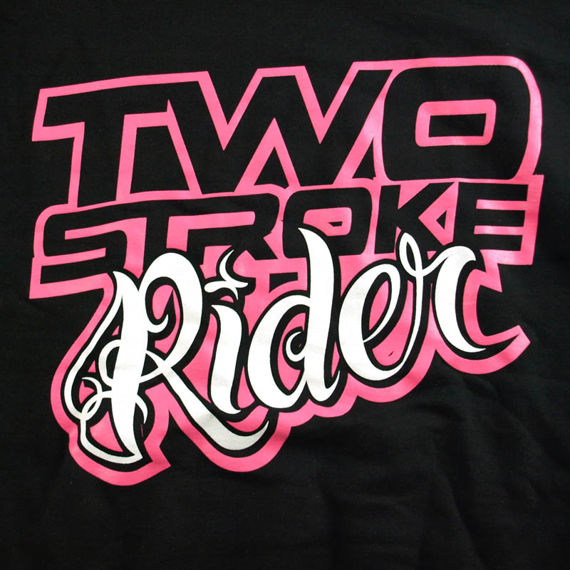 TSR Hoodie (TS Rider) Svart, Rosa