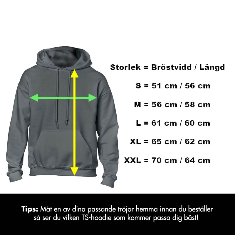 TSR Hoodie (TSR Reckless) Gr, Svart