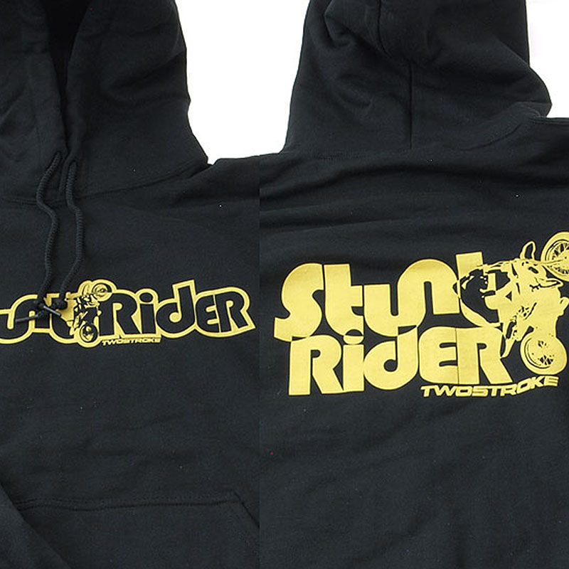 TSR Hoodie (Stunt Rider) Cross/SM - Svart/Gul