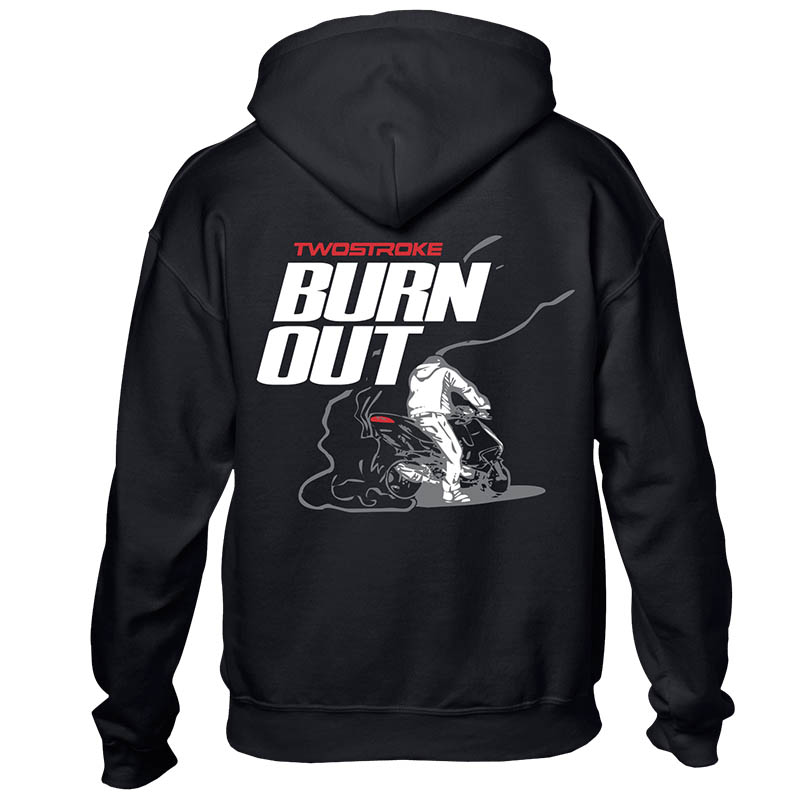 TSR Hoodie (Burnout) Svart