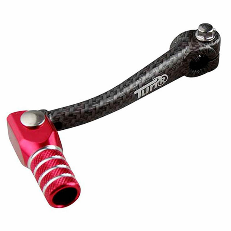 Tun'R Växelpedal AM6 (Kolfiberlook / Röd)
