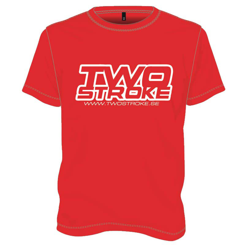 TSR T-Shirt (Twostroke Logo) Röd
