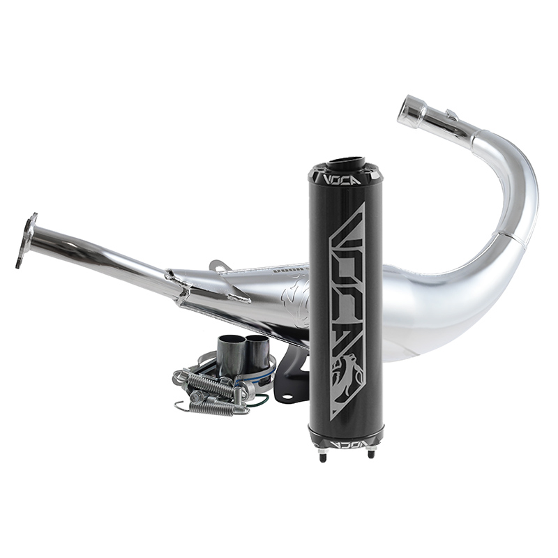 Voca Avgassystem (Chromed) AM6 - Svart