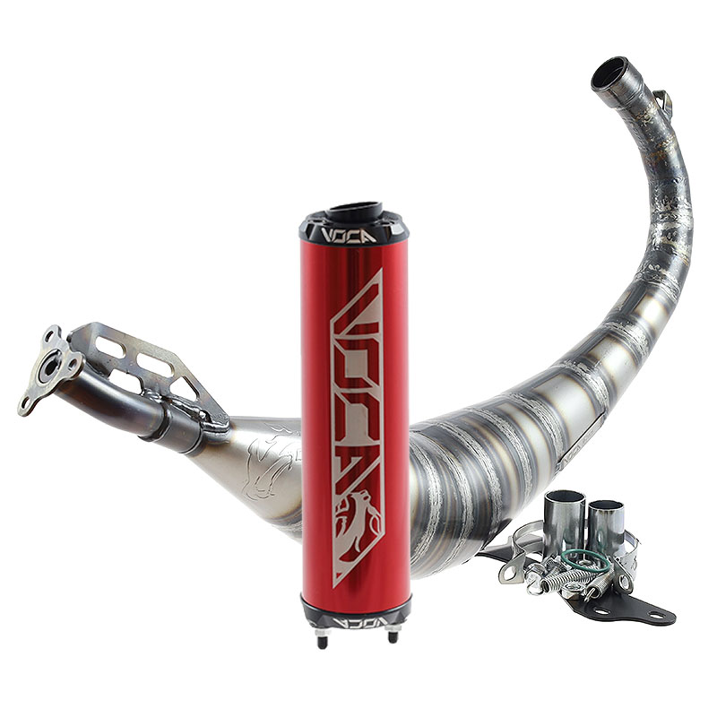 Voca Avgassystem (Rookie) Fantic - Röd