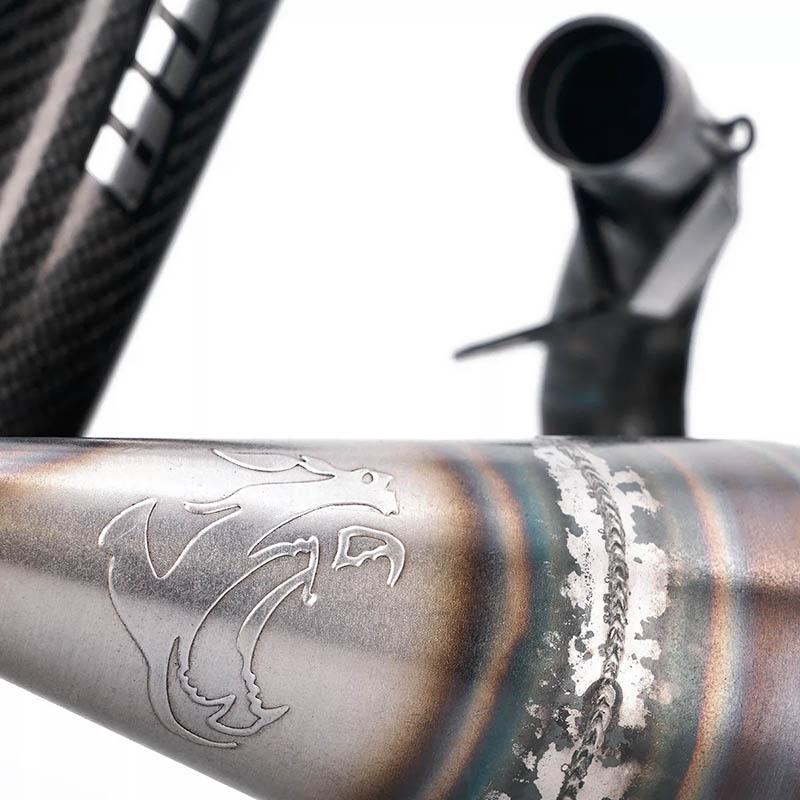 Voca Avgassystem (Cross Carbon) 80-90cc - 2012->