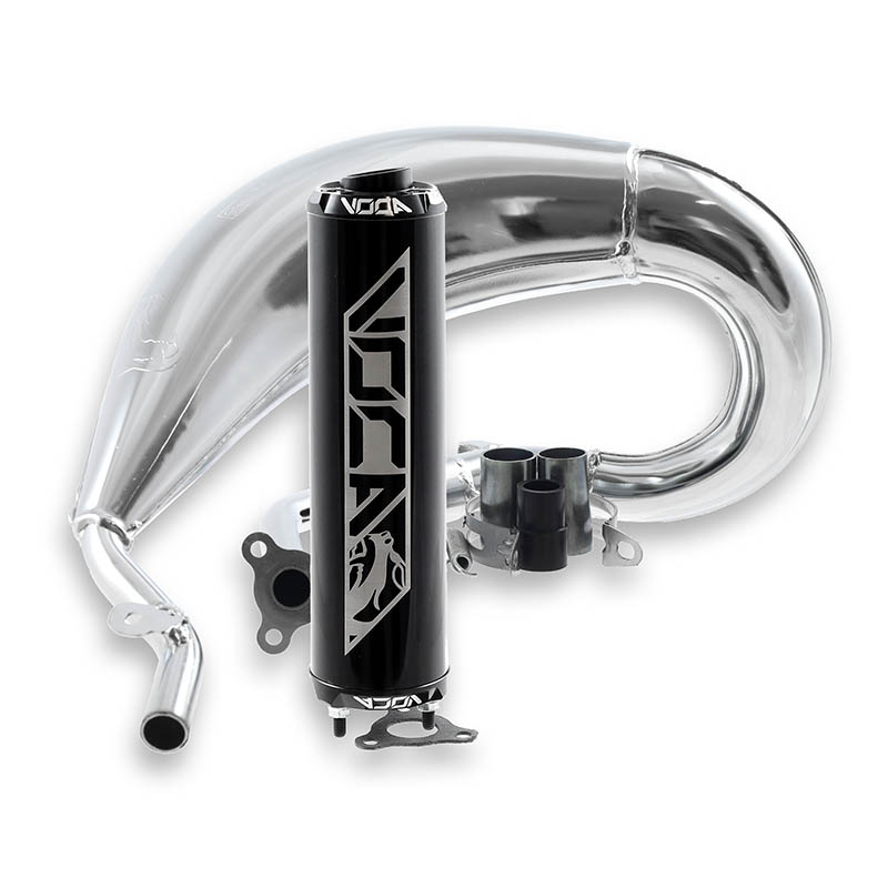 Voca Avgassystem (Cross Chromed)