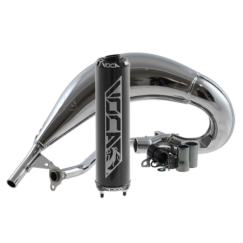 Voca Avgassystem (Chromed) Beta - Svart