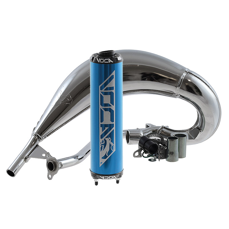 Voca Avgassystem (Cross Chromed) Beta - Blå