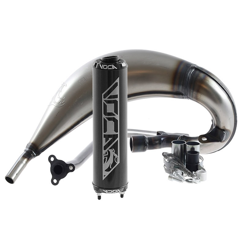 Voca Avgassystem (Cross) - Svart - Fantic
