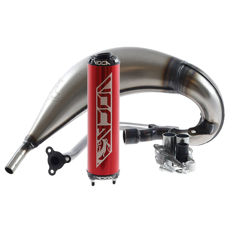 Voca Avgassystem (Cross) - Röd - Fantic