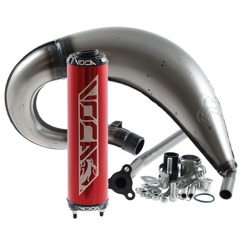 Voca Avgassystem (Cross) - Röd