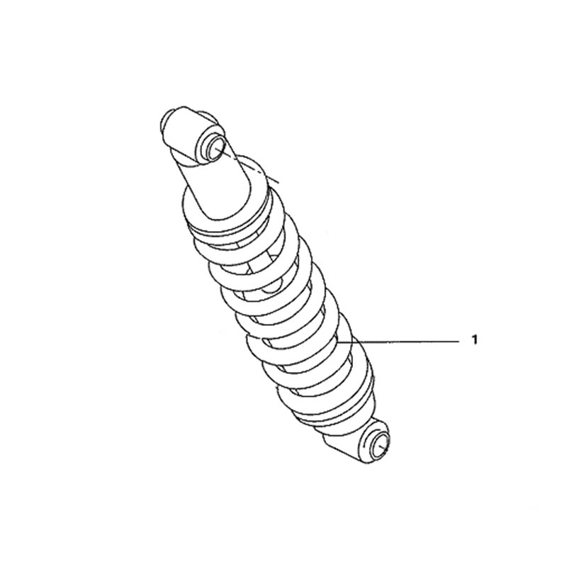 Yamaha Stötdämpare,bak (1D4F221000)