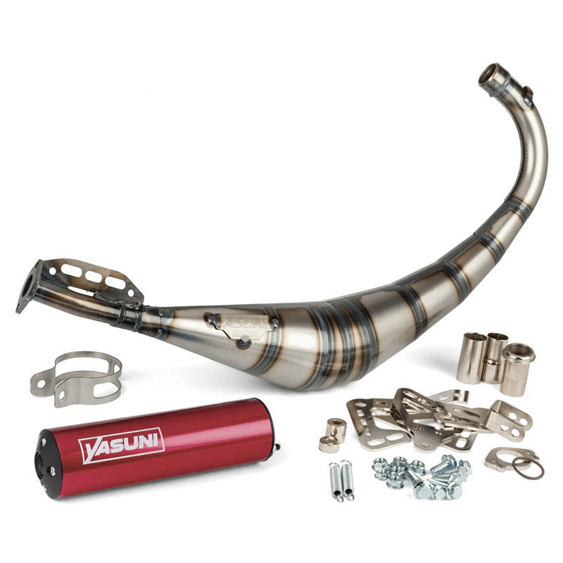 Yasuni Avgassystem (R2) Röd