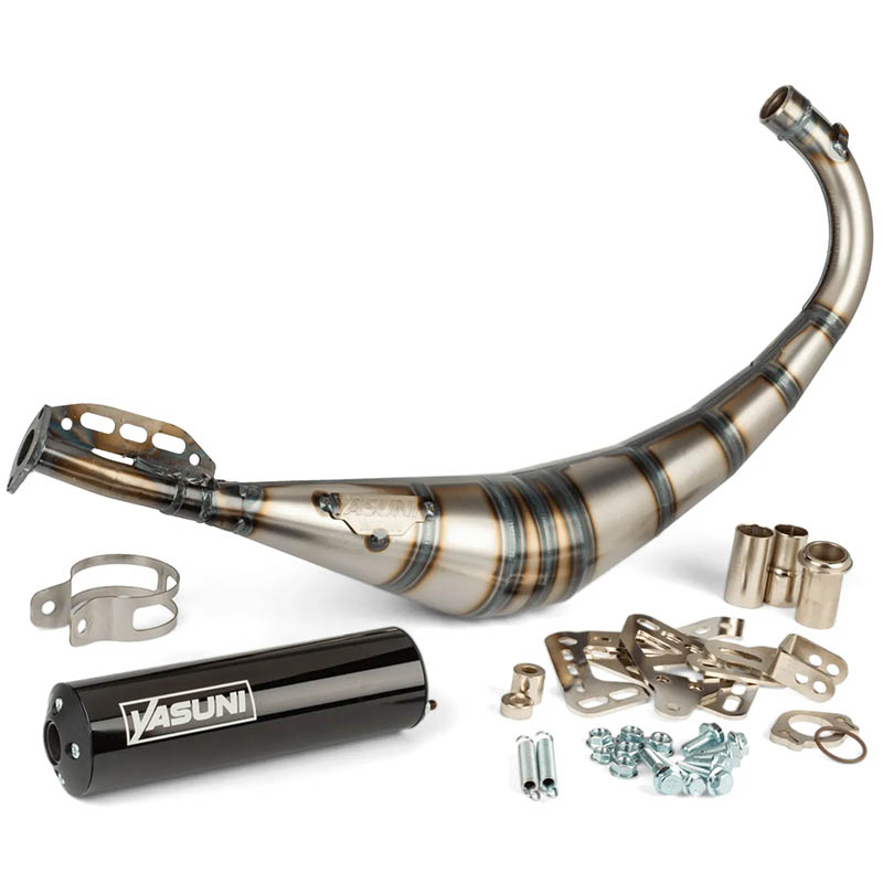 Yasuni Avgassystem (R2) Svart