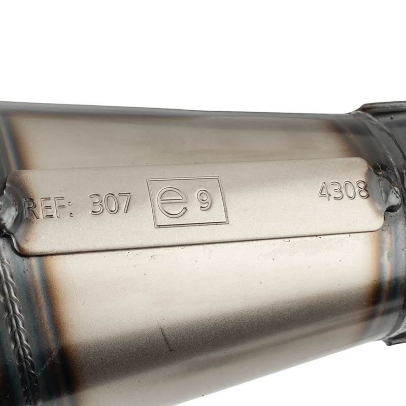 Yasuni Avgassystem (Scooter R) Svart