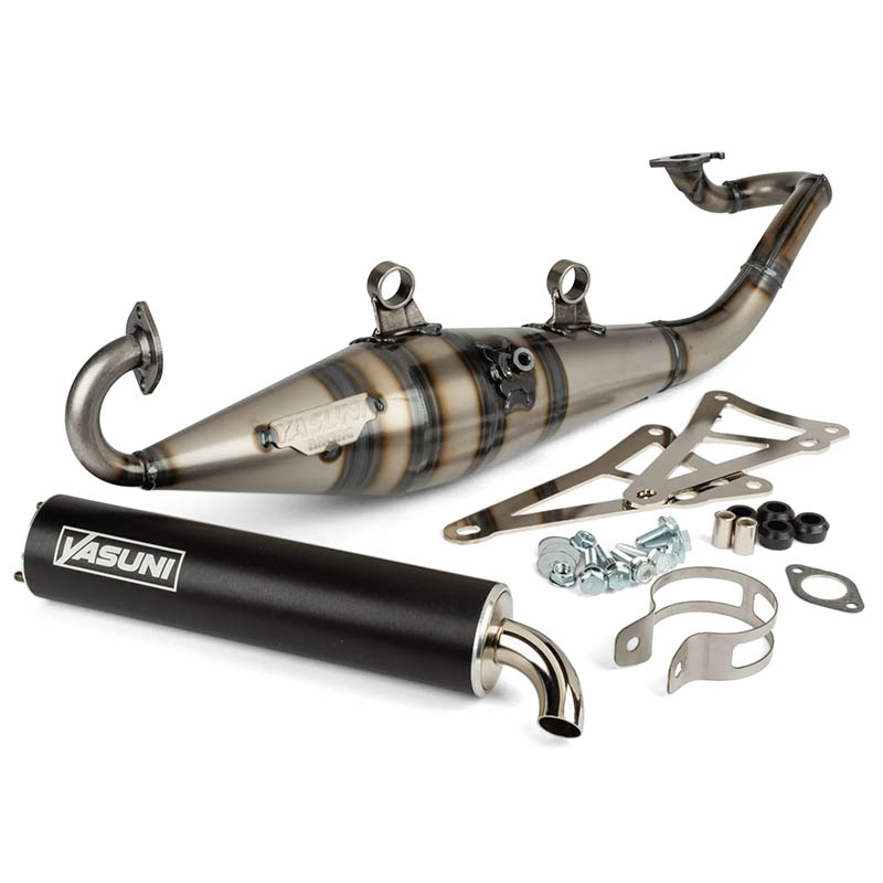 Yasuni Avgassystem (Scooter Z) - Svart