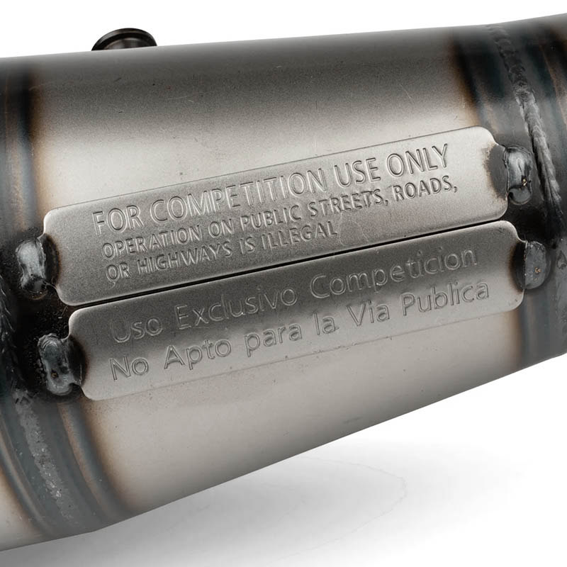 Yasuni Avgassystem (Carrera 16) Svart