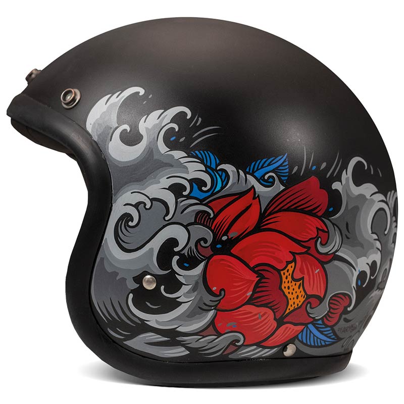 DMD Vintage Öppen MC-hjälm (Irezumi)