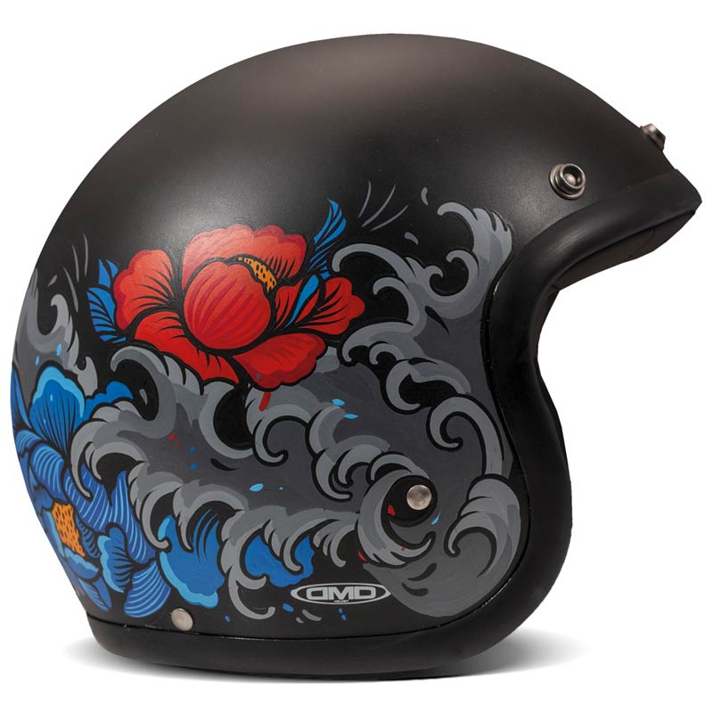 DMD Vintage Öppen MC-hjälm (Irezumi)