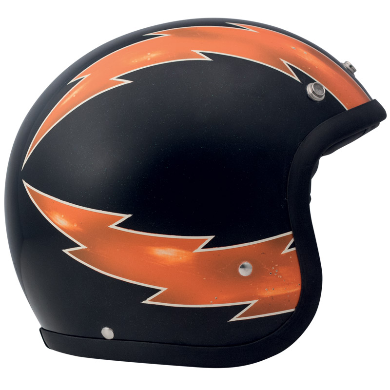 DMD Vintage Öppen MC-Hjälm Retro (Thunder)