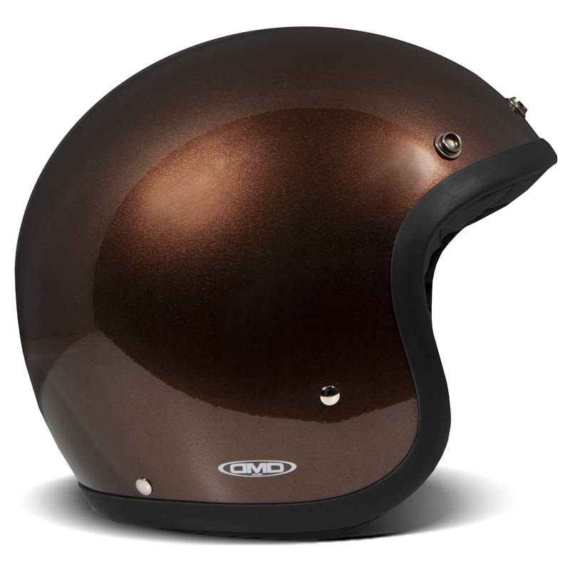 DMD Vintage Öppen MC-hjälm (Metallic) Brun