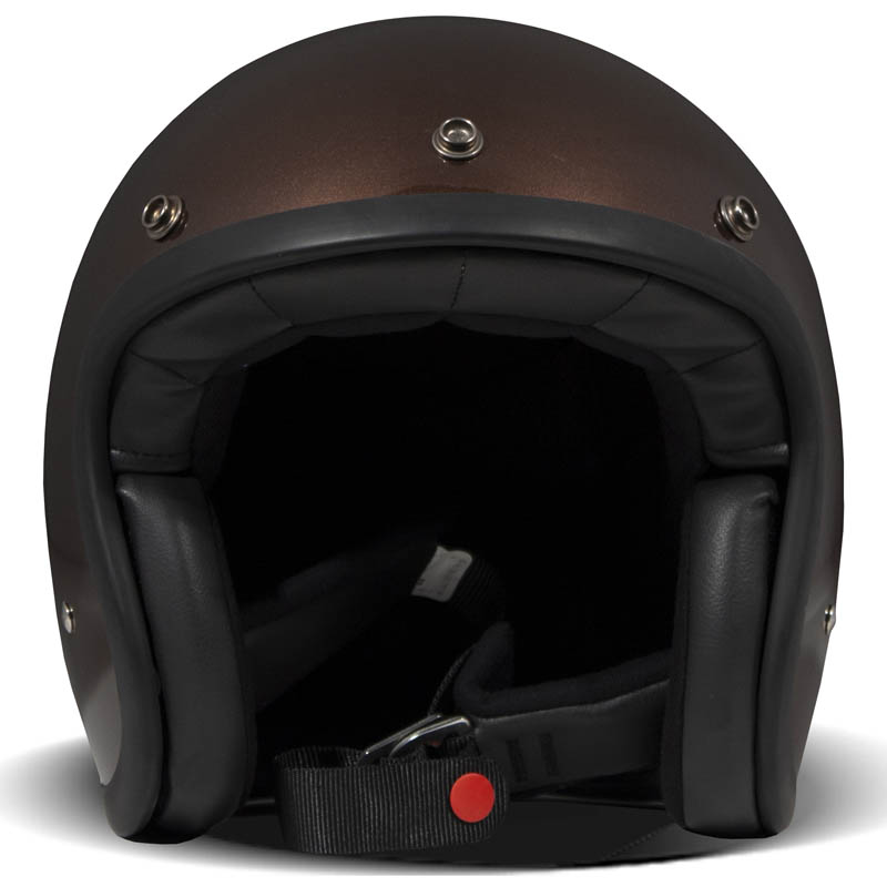 DMD Vintage Öppen MC-hjälm (Metallic) Brun