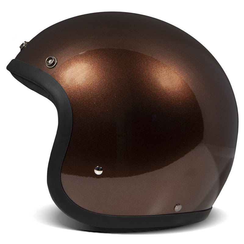 DMD Vintage Öppen MC-hjälm (Metallic) Brun