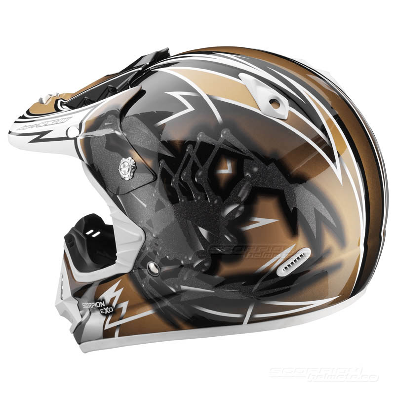 Scorpion VX-17 Crosshjälm (Bugster) (Sista storlekarna XS, S & M)
