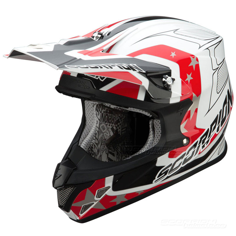 Scorpion VX-20 Crosshjälm MX/Race (Space) Vit